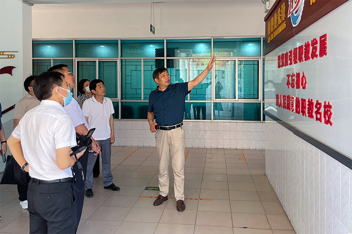正阳县职业中专来我校参访交流